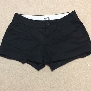 Black old navy shorts